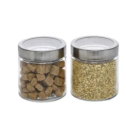 Conservation Alimentaire<Gifi Bocal en verre avec couvercle hermétique 800 ml x2
