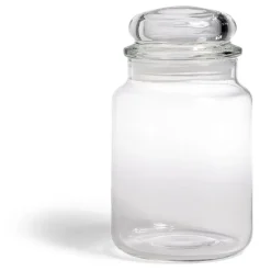 Conservation Alimentaire<Gifi Bocal en verre transparent avec couvercle hermétique 800ml - H.17cm