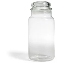 Conservation Alimentaire<Gifi Bocal en verre transparent avec couvercle hermétique 800ml - H.22cm