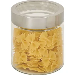 Conservation Alimentaire<Gifi Bocal en verre transparent couvercle inox 800ml - Ø11xH.12cm