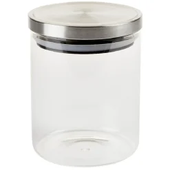 Conservation Alimentaire<Gifi Bocal hermétique verre transparent couvercle métal silicone