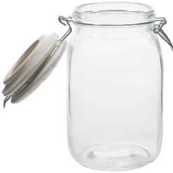 Conservation Alimentaire<Gifi Bocal transparent avec couvercle design carreau de ciment 1,5 L