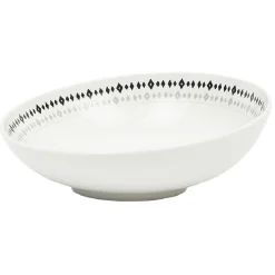 Gifi Bol à salade porcelaine contour Ø20 cm| Vaisselle Et Accessoires De Table