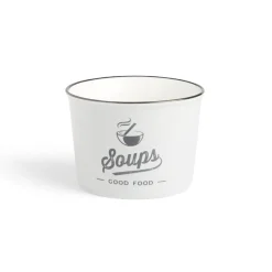 Gifi Bol à soupe 500ml faïence gris Ø12xH8,4cm| Vaisselle Et Accessoires De Table