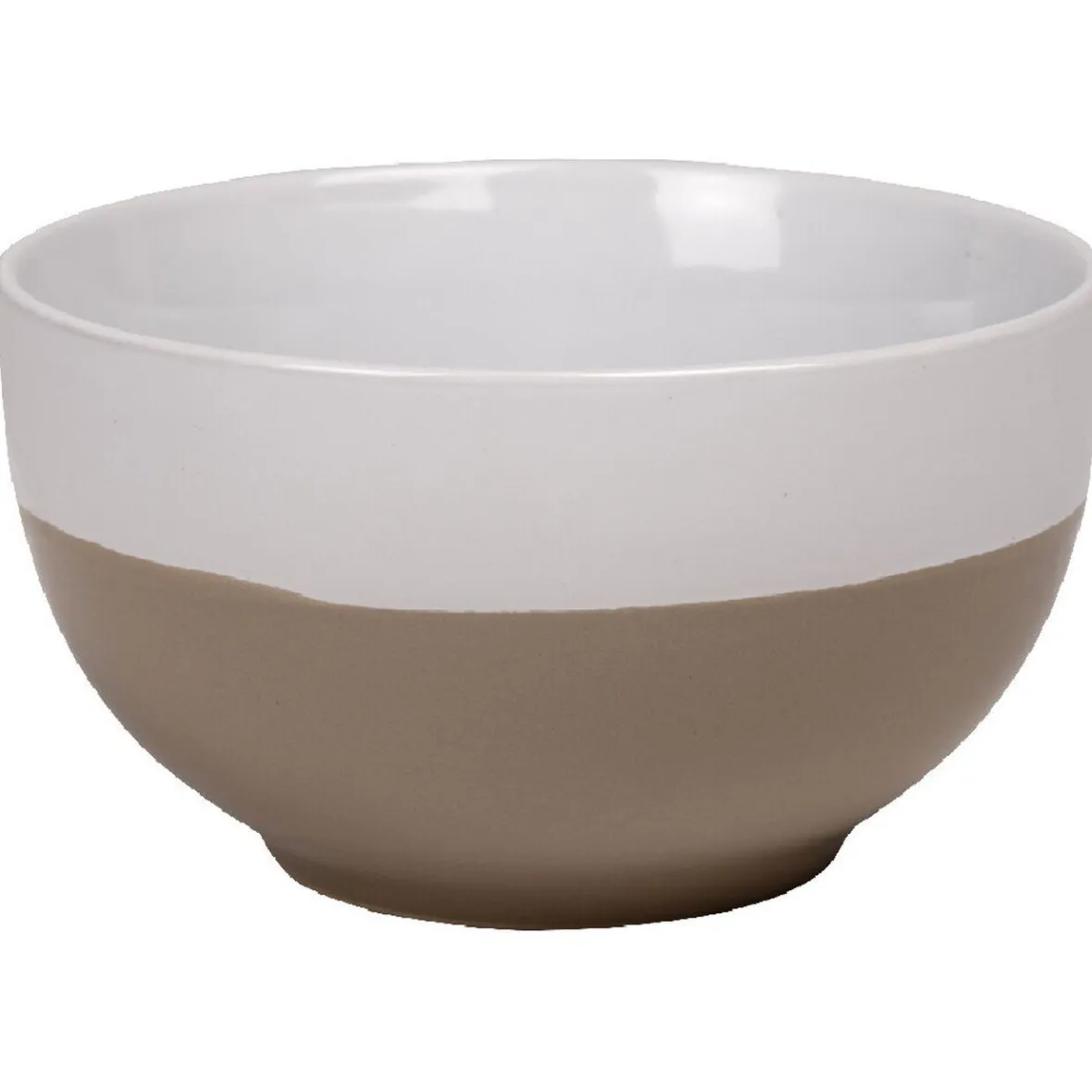 Vaisselle Et Accessoires De Table<Gifi Bol bicolore blanc et taupe
