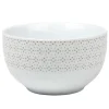 Gifi Bol blanc à motif taupe| Vaisselle Et Accessoires De Table