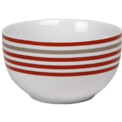 Gifi Bol blanc à rayures| Vaisselle Et Accessoires De Table