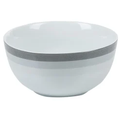 Vaisselle Et Accessoires De Table<Gifi Bol blanc et gris Sérénité Rayures
