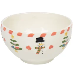 Vaisselle Et Accessoires De Table<Gifi Bol blanc motifs bonhomme et sapin de noël