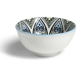 Gifi Bol décor oriental porcelaine Ø11,5xH6cm| Vaisselle Et Accessoires De Table