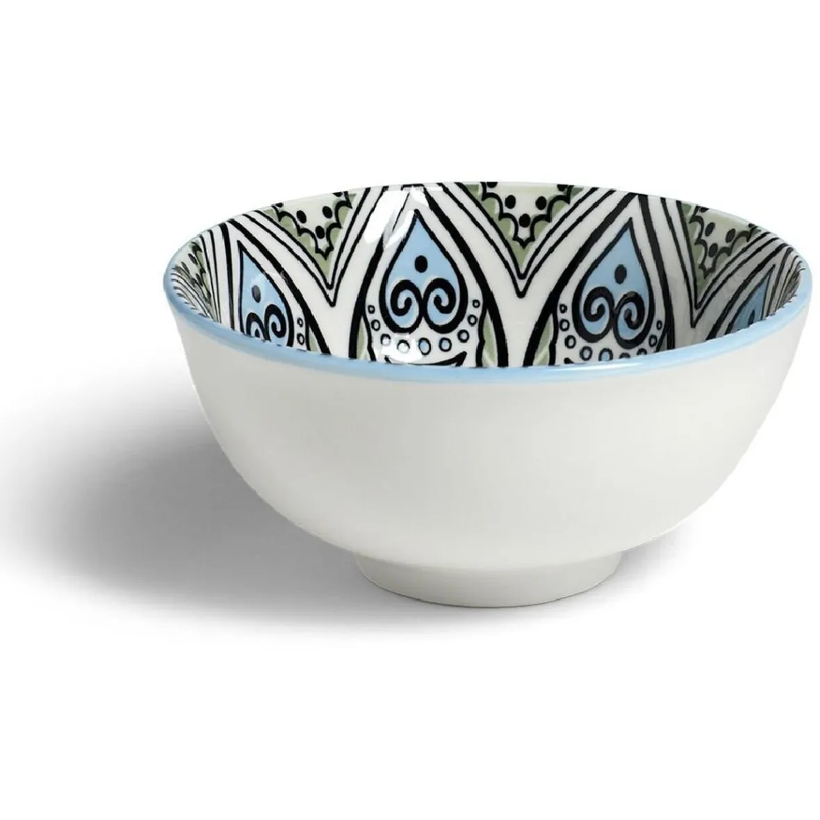 Gifi Bol décor oriental porcelaine Ø11,5xH6cm| Vaisselle Et Accessoires De Table