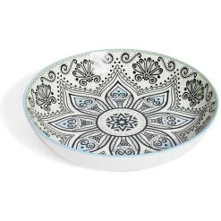 Gifi Bol décor oriental porcelaine Ø23xH4cm| Vaisselle Et Accessoires De Table