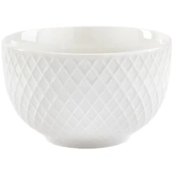 Gifi Bol embossé blanc x4| Vaisselle Et Accessoires De Table