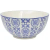 Gifi Bol en faïence motif carreau de ciment Ø11,5 cm| Vaisselle Et Accessoires De Table