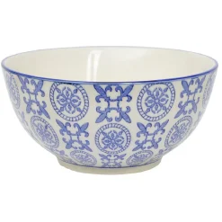 Gifi Bol en faïence motif carreau de ciment Ø11,5 cm| Vaisselle Et Accessoires De Table