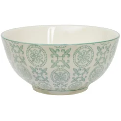 Gifi Bol en faïence motif carreau de ciment Ø11,5 cm| Vaisselle Et Accessoires De Table