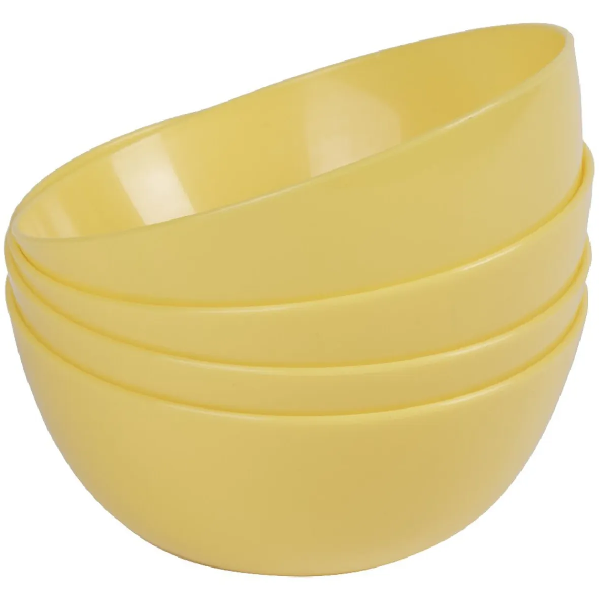 Gifi Bol en plastique couleur unie x 4| Vaisselle Et Accessoires De Table