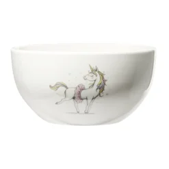 Vaisselle Et Accessoires De Table<Gifi Bol en porcelaine blanc pour enfant motif licorne Ø14xH7cm