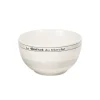 Gifi Bol en porcelaine design Bistrot du Marché| Vaisselle Et Accessoires De Table