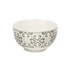 Gifi Bol en porcelaine motif Carreau de ciment gris| Vaisselle Et Accessoires De Table