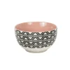 Gifi Bol en porcelaine motif graphique noir blanc| Vaisselle Et Accessoires De Table