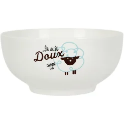 Gifi Bol humoristique en céramique| Vaisselle Et Accessoires De Table