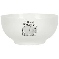 Gifi Bol humoristique en céramique| Vaisselle Et Accessoires De Table
