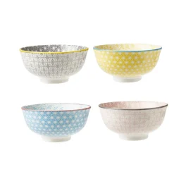 Vaisselle Et Accessoires De Table<Gifi Bol japonais carreau de ciment muticolore x4