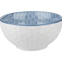 Gifi Bol japonais motif géométrique 4 couleurs x4| Vaisselle Et Accessoires De Table