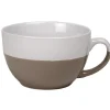 Gifi Bol jumbo bicolore blanc et taupe| Vaisselle Et Accessoires De Table