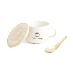 Gifi Bol jumbo 62cl avec cuillère et couvercle cocooning| Vaisselle Et Accessoires De Table