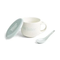 Gifi Bol jumbo 62cl avec cuillère et couvercle winter| Vaisselle Et Accessoires De Table