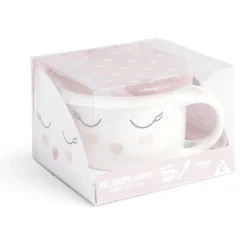Gifi Bol jumbo 62cl avec cuillère et couvercle blush girly| Vaisselle Et Accessoires De Table