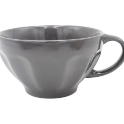 Gifi Bol Jumbo en faïence gris 55 cl| Vaisselle Et Accessoires De Table