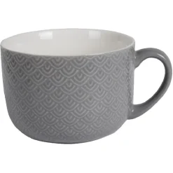 Gifi Bol jumbo motifs gris blanc| Vaisselle Et Accessoires De Table