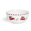 Gifi Bol Noël porcelaine blanc motif voiture rouge Ø13xH6,5cm| Vaisselle Et Accessoires De Table