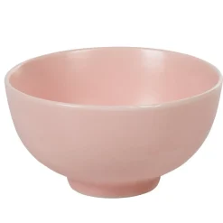 Gifi Bol petit déjeuner rose clair en porcelaine petit format| Vaisselle Et Accessoires De Table