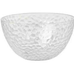 Gifi Bol plastique transparent martelé x4| Vaisselle Et Accessoires De Table