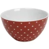 Vaisselle Et Accessoires De Table<Gifi Bol rouge design coeurs blancs