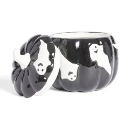 Conservation Alimentaire<Gifi Bonbonnière Halloween 1L citrouille noire fantômes blancs Ø13,5xH15,8cm