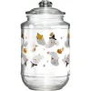 Conservation Alimentaire<Gifi Bonbonnière 2L en verre motifs Halloween Ø13,5xH24,5cm