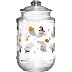 Conservation Alimentaire<Gifi Bonbonnière 2L en verre motifs Halloween Ø13,5xH24,5cm