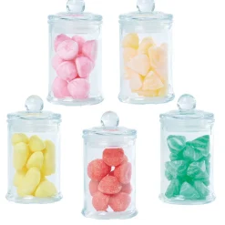Gifi Bonbonnière transparente avec couvercle verre 15 cl x5| Vaisselle Et Accessoires De Table