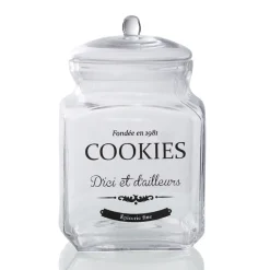 Conservation Alimentaire<Gifi Bonbonnière transparente design cookies