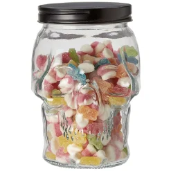 Conservation Alimentaire<Gifi Bonbonnière transparente design Tête de mort Halloween 1,5L