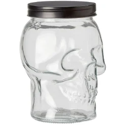 Conservation Alimentaire<Gifi Bonbonnière transparente design Tête de mort Halloween 1,5L