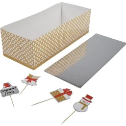 Cuisson<Gifi Boîte à bûche en carton