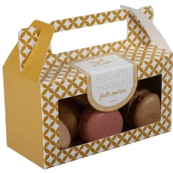 Gifi Boîte à biscuit en carton x3| Vaisselle Et Accessoires De Table