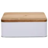 Conservation Alimentaire<Gifi Boîte à biscuit rectangulaire blanc naturel