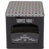 Conservation Alimentaire<Gifi Boîte à biscuits carrée design "Servez-vous - Chez Violette"